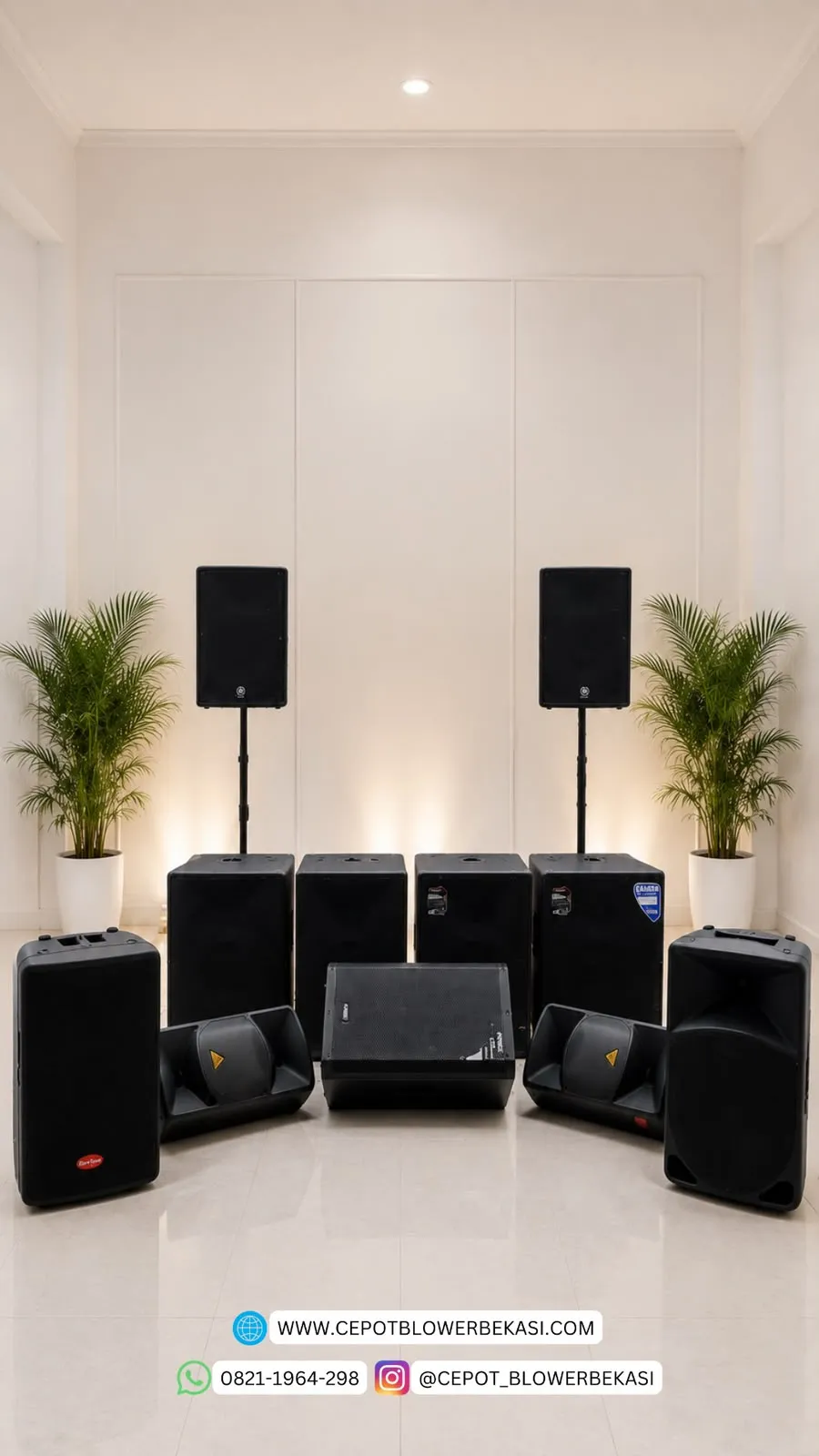Sewa sound system lengkap 1000 sampai 4000 watt untuk acara di Bekasi